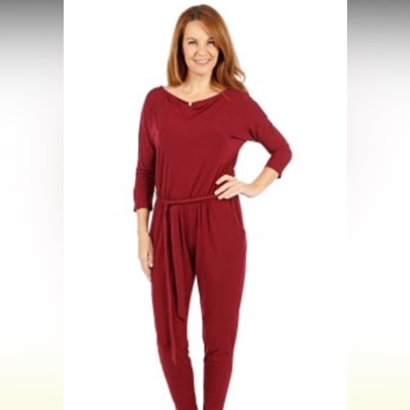 NEW boatneck jumpsuit women’s large - Picture 3 of 3